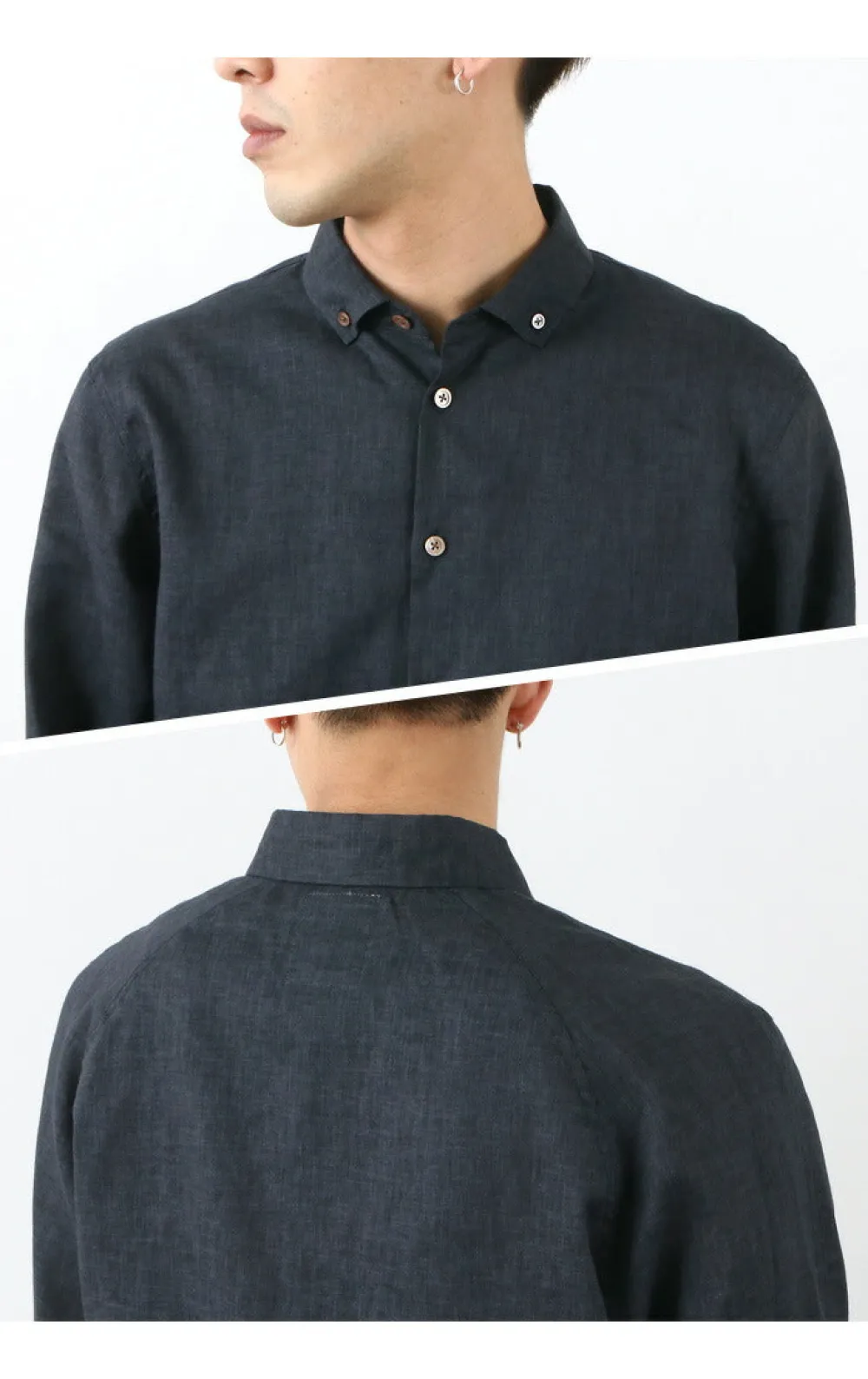 RE MADE IN TOKYO JAPAN Shirts^/ Linen Canvas Split Raglan Shirt