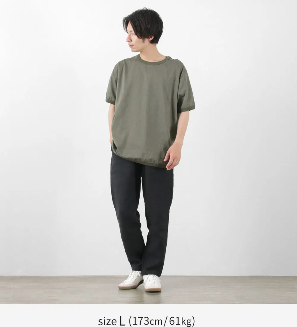RE MADE IN TOKYO JAPAN T-Shirts^/ Linen Coolmax Button Basque