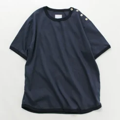RE MADE IN TOKYO JAPAN T-Shirts^/ Linen Coolmax Button Basque