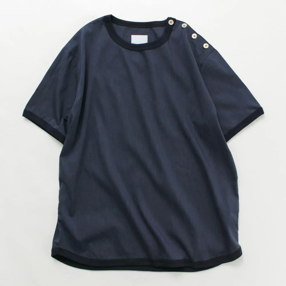 RE MADE IN TOKYO JAPAN T-Shirts^/ Linen Coolmax Button Basque