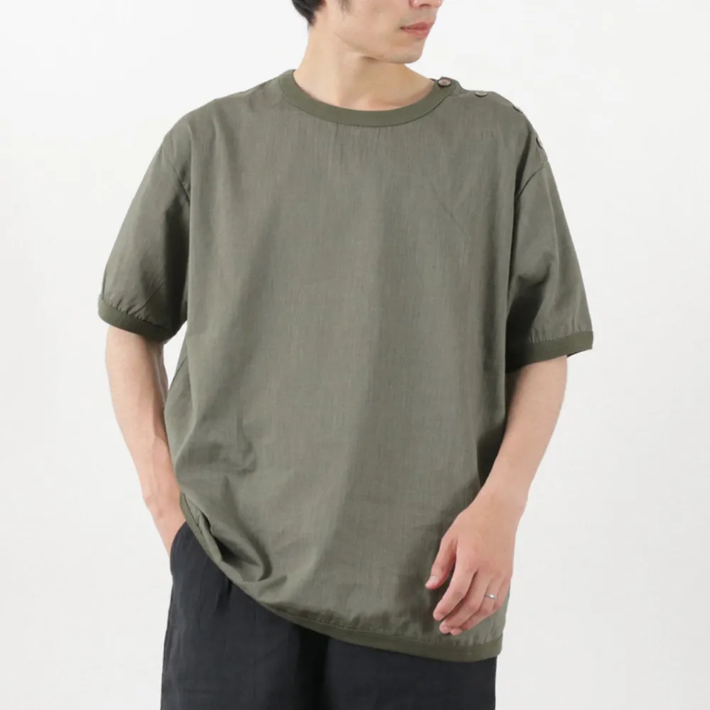 RE MADE IN TOKYO JAPAN T-Shirts^/ Linen Coolmax Button Basque