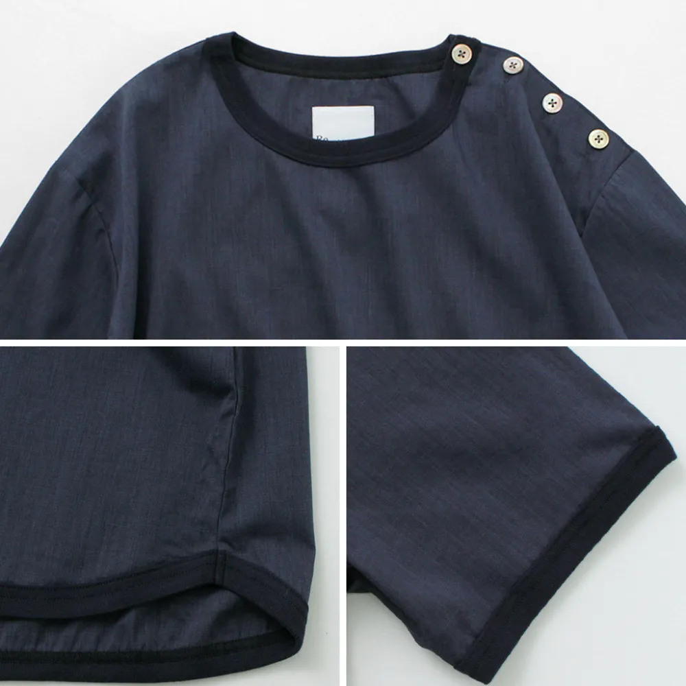 RE MADE IN TOKYO JAPAN T-Shirts^/ Linen Coolmax Button Basque