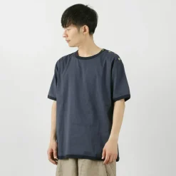 RE MADE IN TOKYO JAPAN T-Shirts^/ Linen Coolmax Button Basque