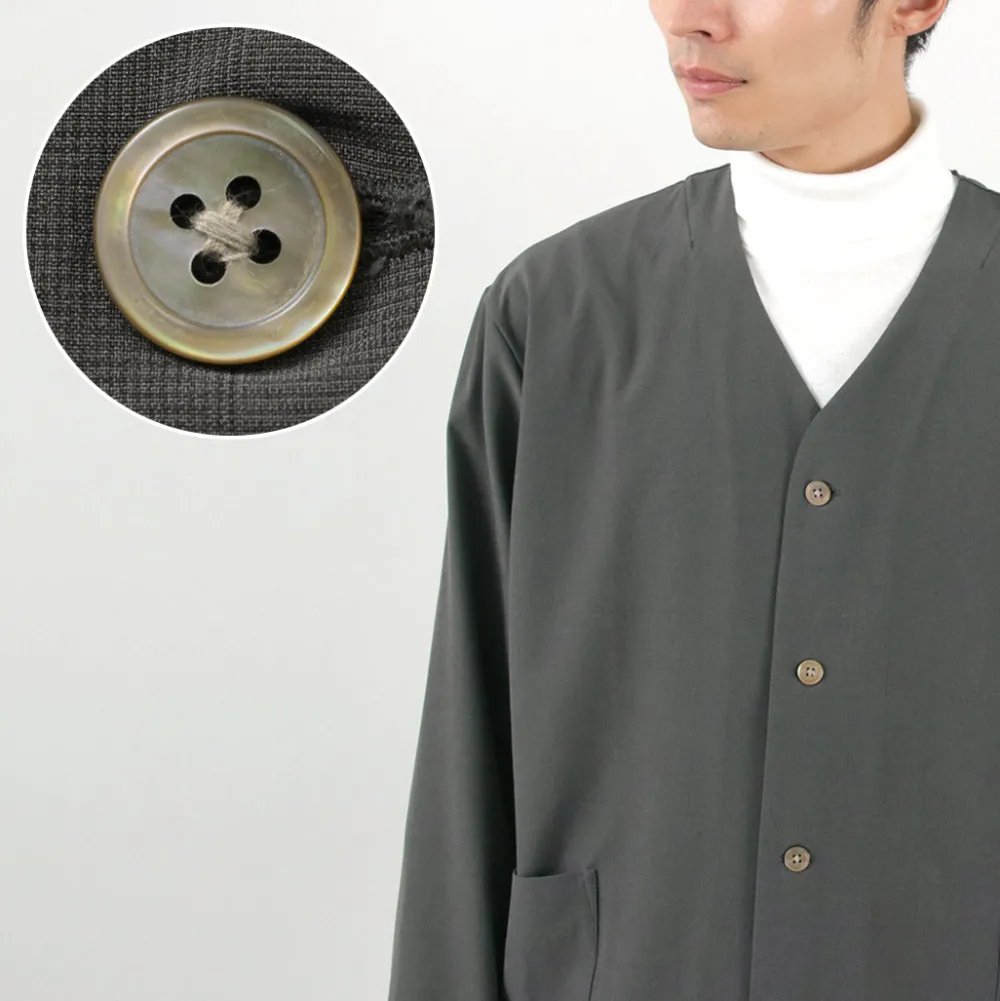 RE MADE IN TOKYO JAPAN Cardigans^/ Light Glen Check Cardigan charcoal