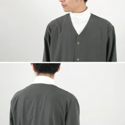RE MADE IN TOKYO JAPAN Cardigans^/ Light Glen Check Cardigan charcoal