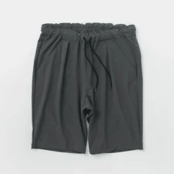 RE MADE IN TOKYO JAPAN Shorts^/ Light Glen Check Tucked Half Pants charcoal