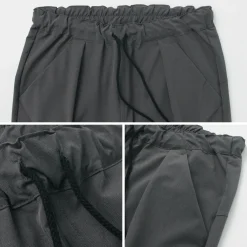 RE MADE IN TOKYO JAPAN Shorts^/ Light Glen Check Tucked Half Pants charcoal