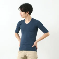 RE MADE IN TOKYO JAPAN T-Shirts^/ Perfect Inner Half Sleeve U-Neck