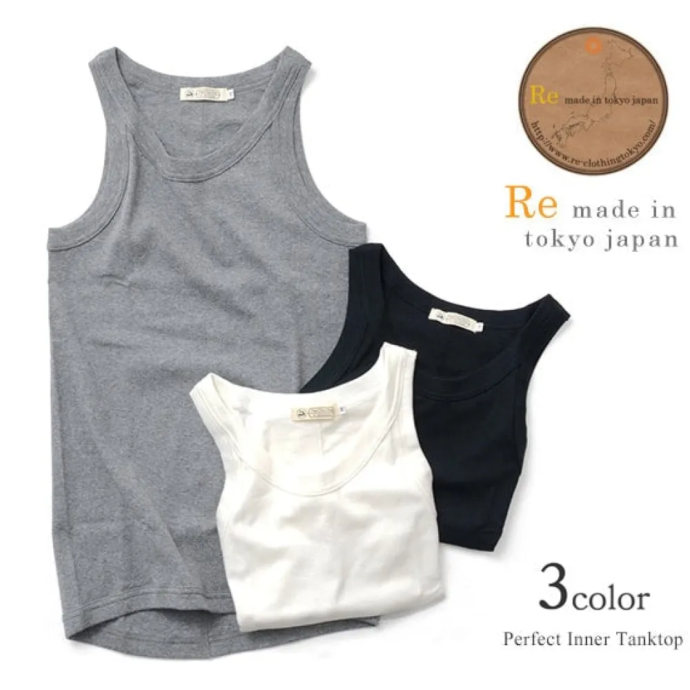 RE MADE IN TOKYO JAPAN T-Shirts^/ Perfect Inner Tank Top