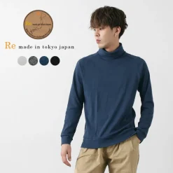 RE MADE IN TOKYO JAPAN T-Shirts^/ Perfect Innerwear Turtleneck