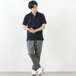 RE MADE IN TOKYO JAPAN Shirts^/ SUVIN GOLD COTTON KNIT SHIRT