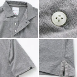 RE MADE IN TOKYO JAPAN Shirts^/ SUVIN GOLD COTTON KNIT SHIRT