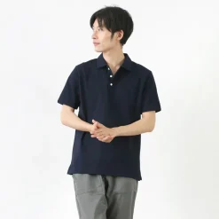RE MADE IN TOKYO JAPAN Shirts^/ SUVIN GOLD COTTON KNIT SHIRT