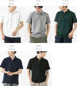 RE MADE IN TOKYO JAPAN Shirts^/ SUVIN GOLD COTTON KNIT SHIRT