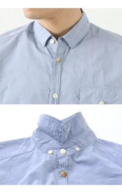 RE MADE IN TOKYO JAPAN Shirts^/ Supima Typewriter Round Hem Shirt