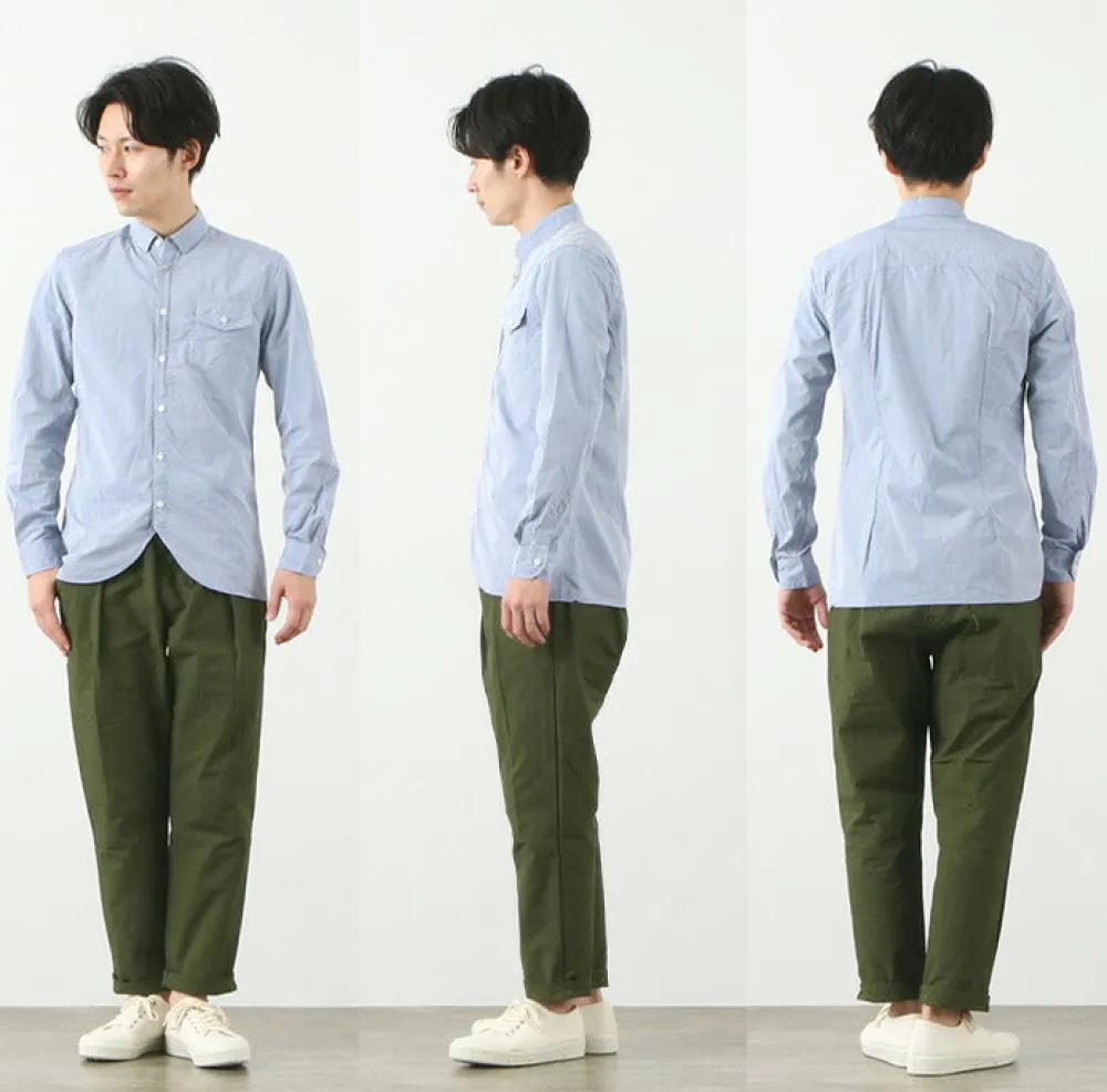 RE MADE IN TOKYO JAPAN Shirts^/ Supima Typewriter Round Hem Shirt