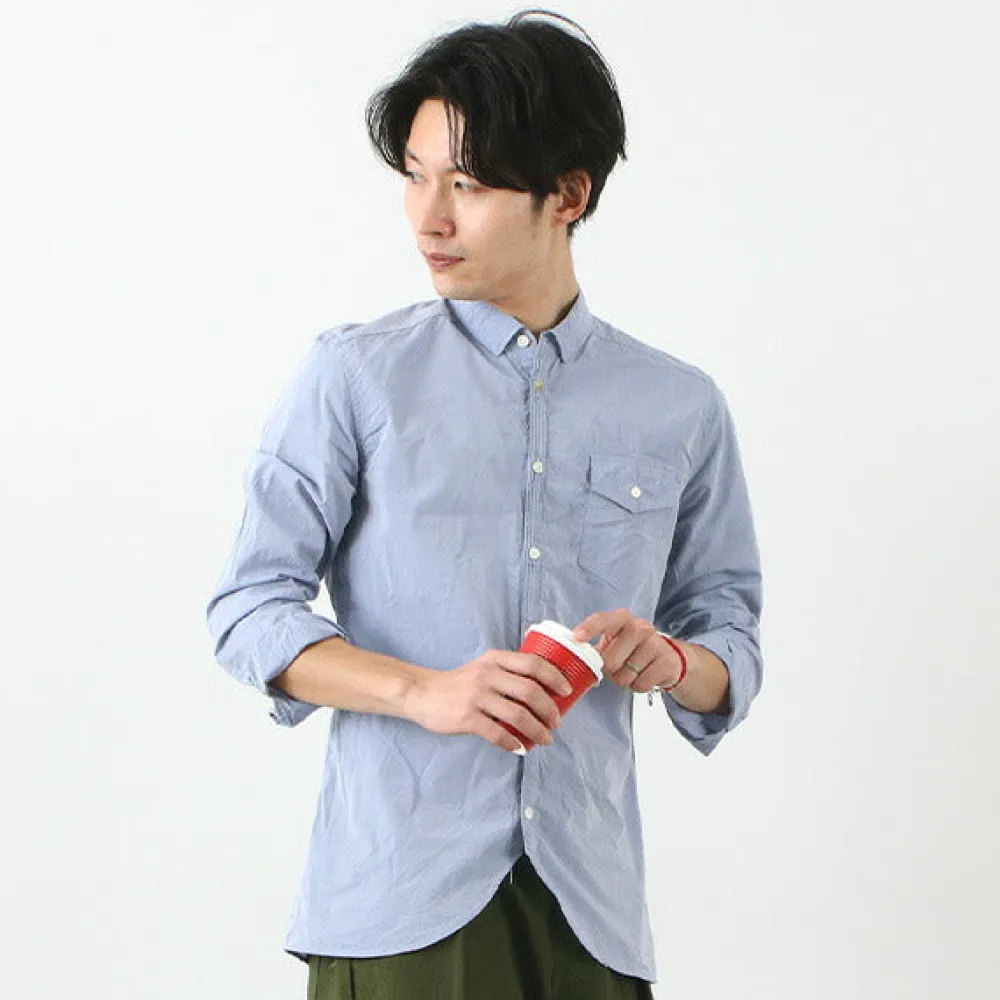 RE MADE IN TOKYO JAPAN Shirts^/ Supima Typewriter Round Hem Shirt