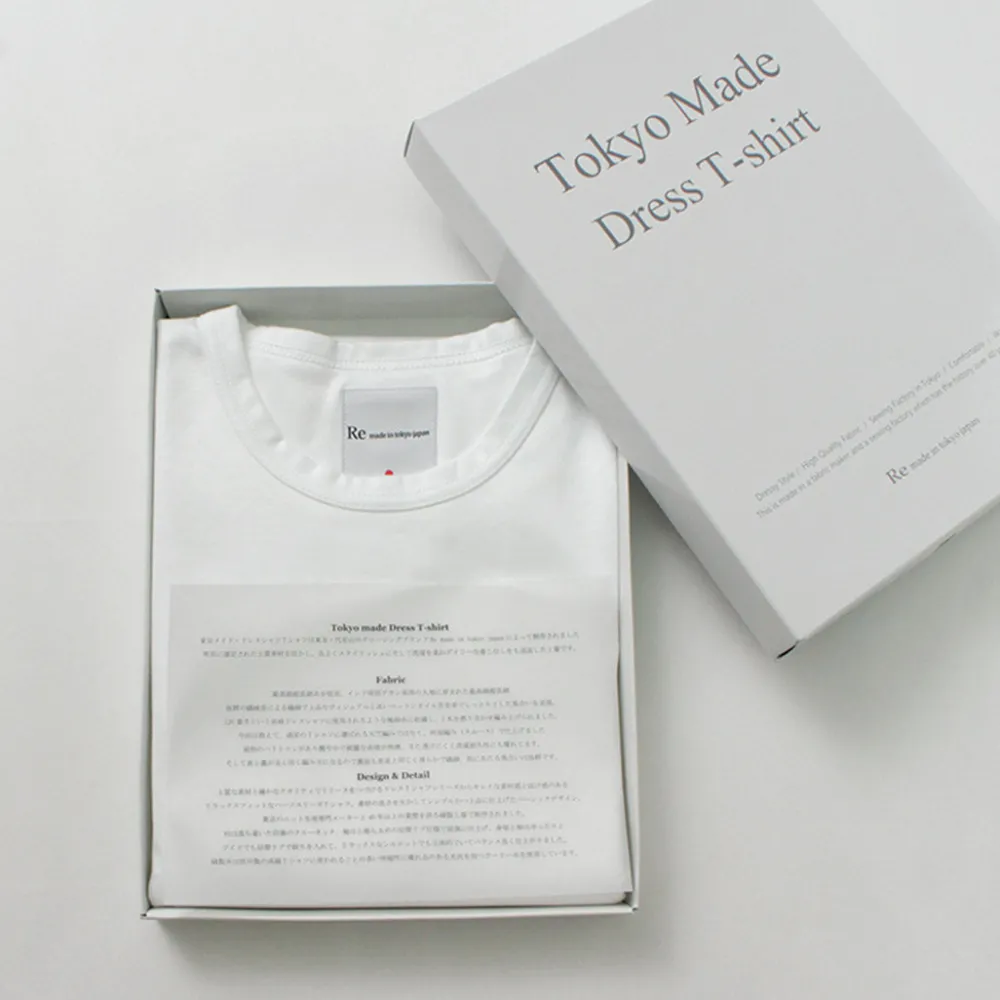 RE MADE IN TOKYO JAPAN T-Shirts^/ Tokyo Made Dress T-shirt Crew Neck