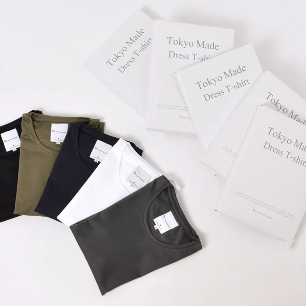 RE MADE IN TOKYO JAPAN T-Shirts^/ Tokyo Made Dress T-shirt Crew Neck