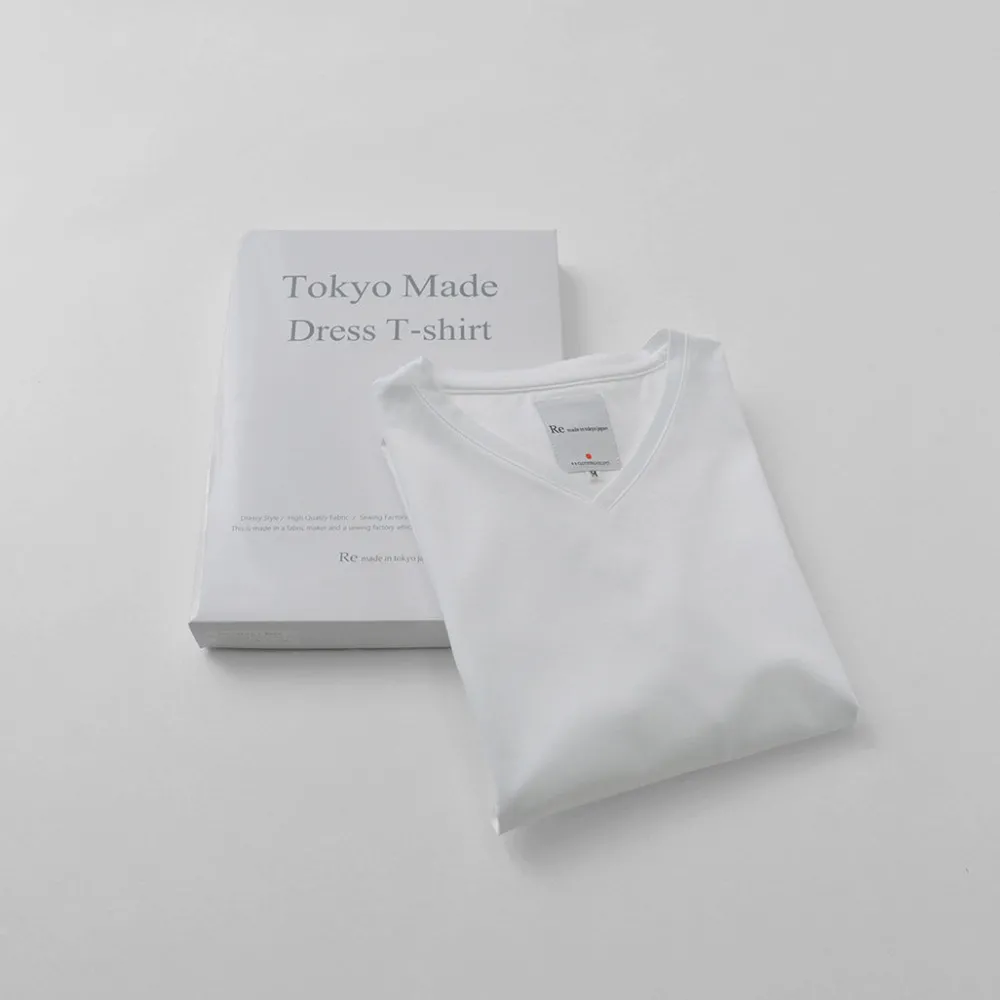 RE MADE IN TOKYO JAPAN T-Shirts^/ Tokyo Made V-Neck Long Sleeve Dress T-Shirt 5721A-CT