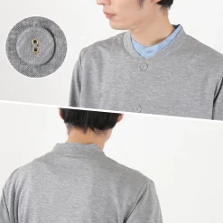 RE MADE IN TOKYO JAPAN Cardigans^/ Viscose knit crew neck Cardigan