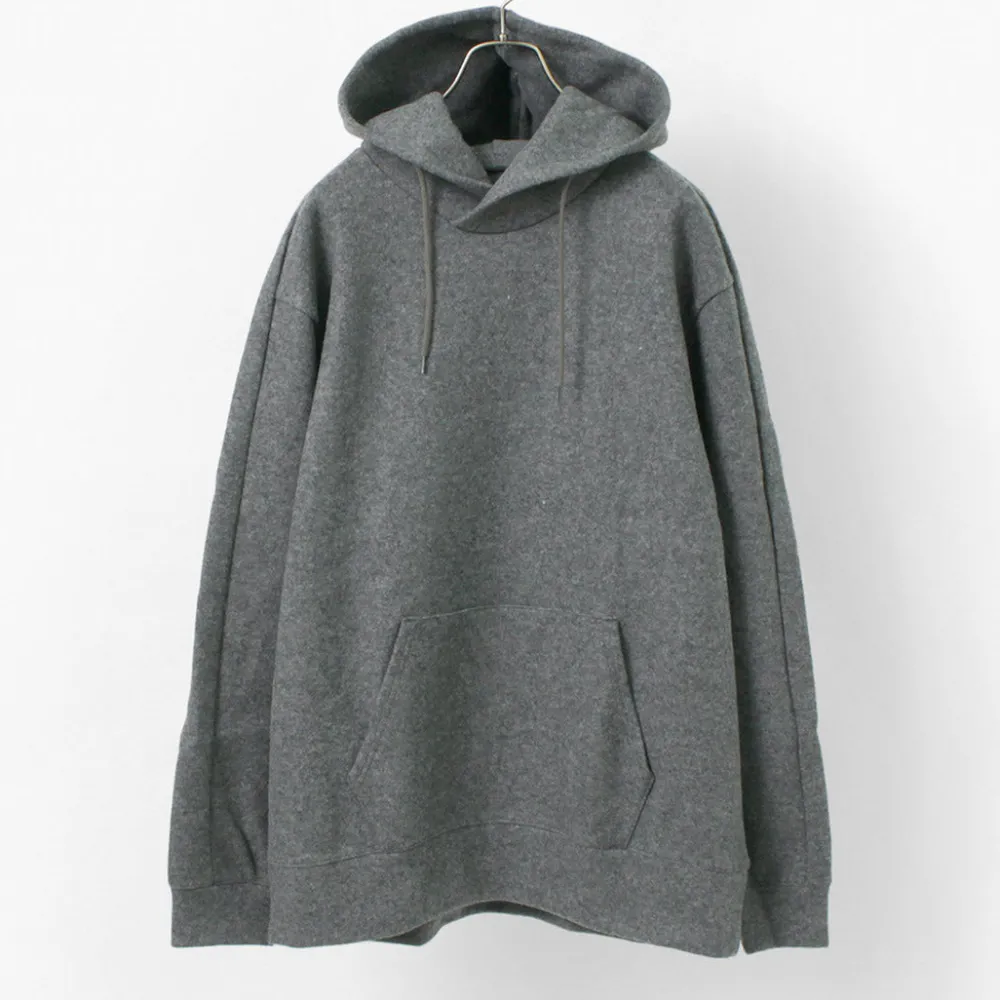 RE MADE IN TOKYO JAPAN Sweatshirts^/ Wool Melton Pullover Hoodie