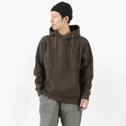 RE MADE IN TOKYO JAPAN Sweatshirts^/ Wool Melton Pullover Hoodie