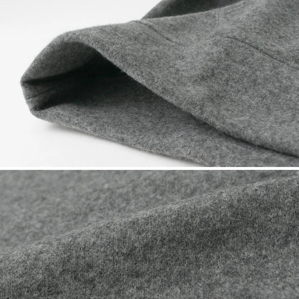 RE MADE IN TOKYO JAPAN Sweatshirts^/ Wool Melton Pullover Hoodie