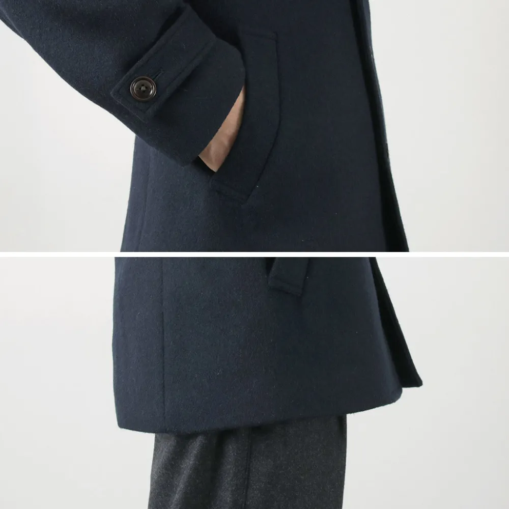 RE MADE IN TOKYO JAPAN Coats^/ Wool Melton Stand Collar Pea Coat