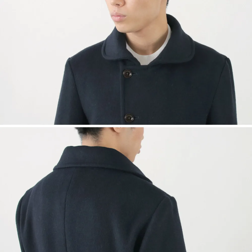 RE MADE IN TOKYO JAPAN Coats^/ Wool Melton Stand Collar Pea Coat