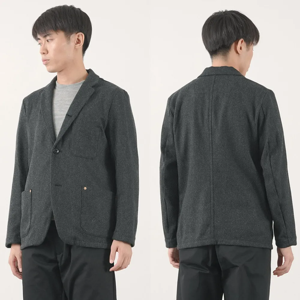 RE MADE IN TOKYO JAPAN Jackets^/ Wool Cashmere Kersey Coverall Jacket