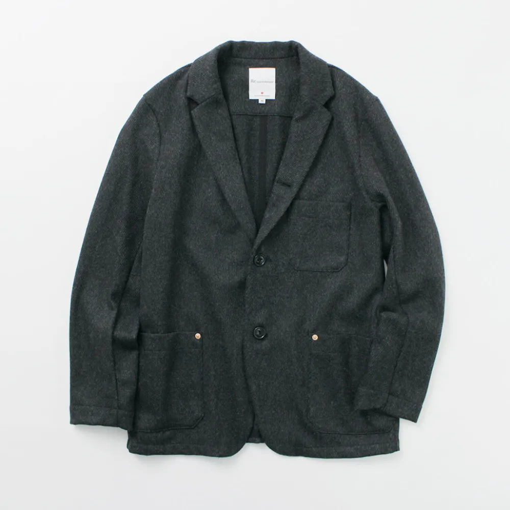 RE MADE IN TOKYO JAPAN Jackets^/ Wool Cashmere Kersey Coverall Jacket