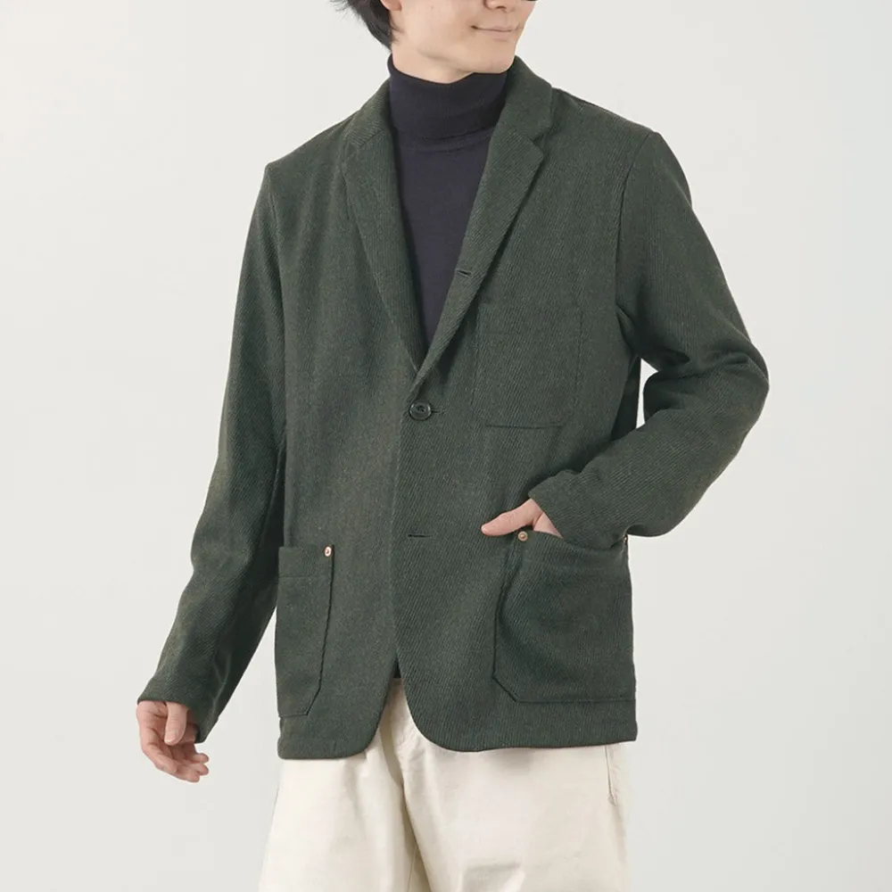 RE MADE IN TOKYO JAPAN Jackets^/ Wool Cashmere Kersey Coverall Jacket