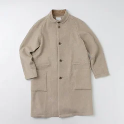 RE MADE IN TOKYO JAPAN Coats^/ Wool Melton Stand Collar Coat