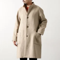 RE MADE IN TOKYO JAPAN Coats^/ Wool Melton Stand Collar Coat