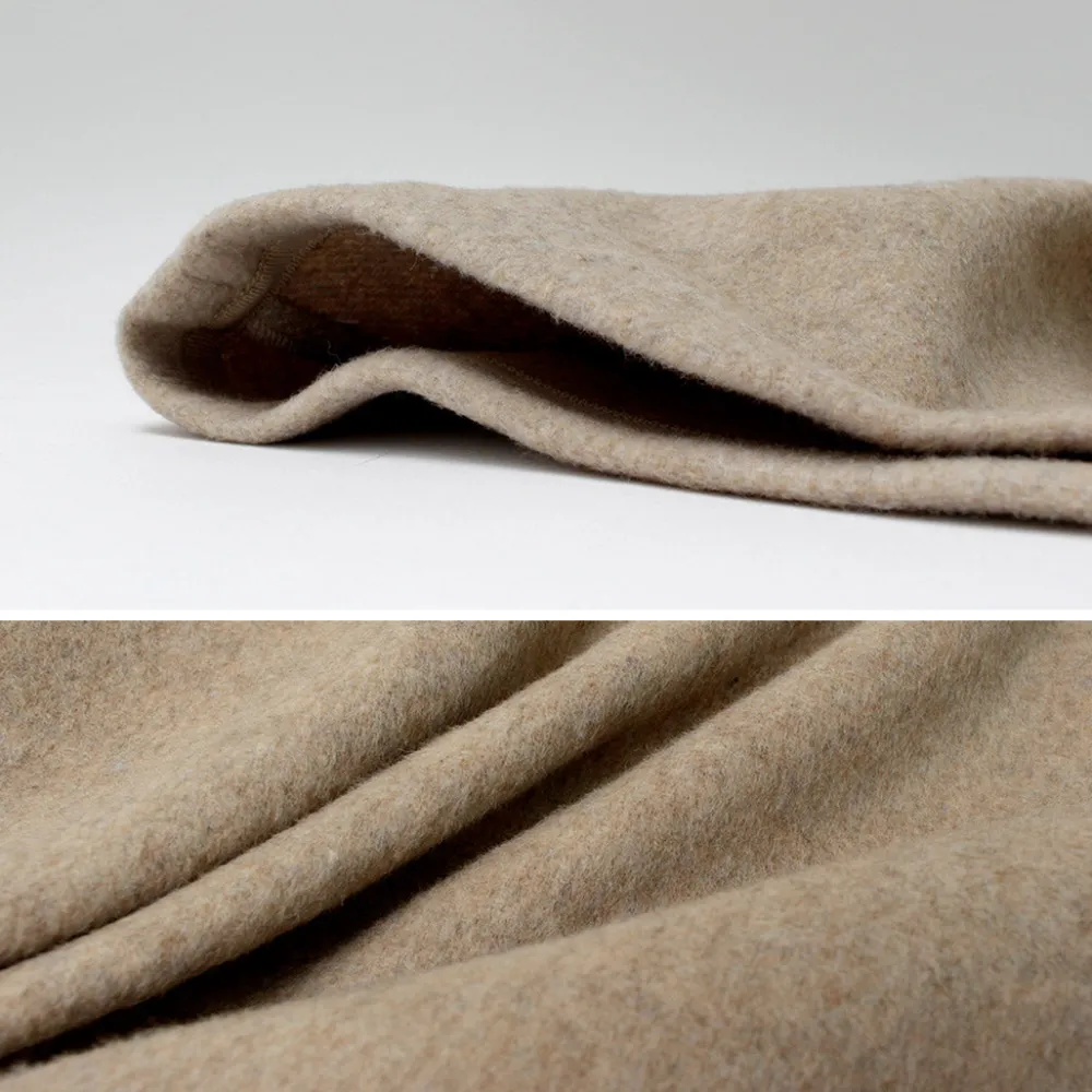 RE MADE IN TOKYO JAPAN Coats^/ Wool Melton Stand Collar Coat