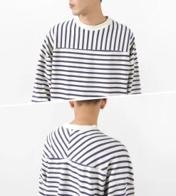 REMI RELIEF T-Shirts^/ 16/2 stripe FOOTBALL LONG T