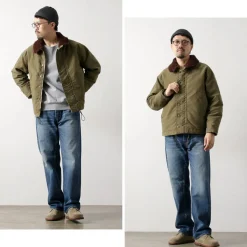 REMI RELIEF Jackets^/ Deck Jacket (Wool Boa) khaki