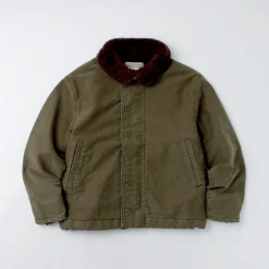 REMI RELIEF Jackets^/ Deck Jacket (Wool Boa) khaki