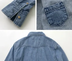 REMI RELIEF Shirts^/ Denim Button Down Shirt