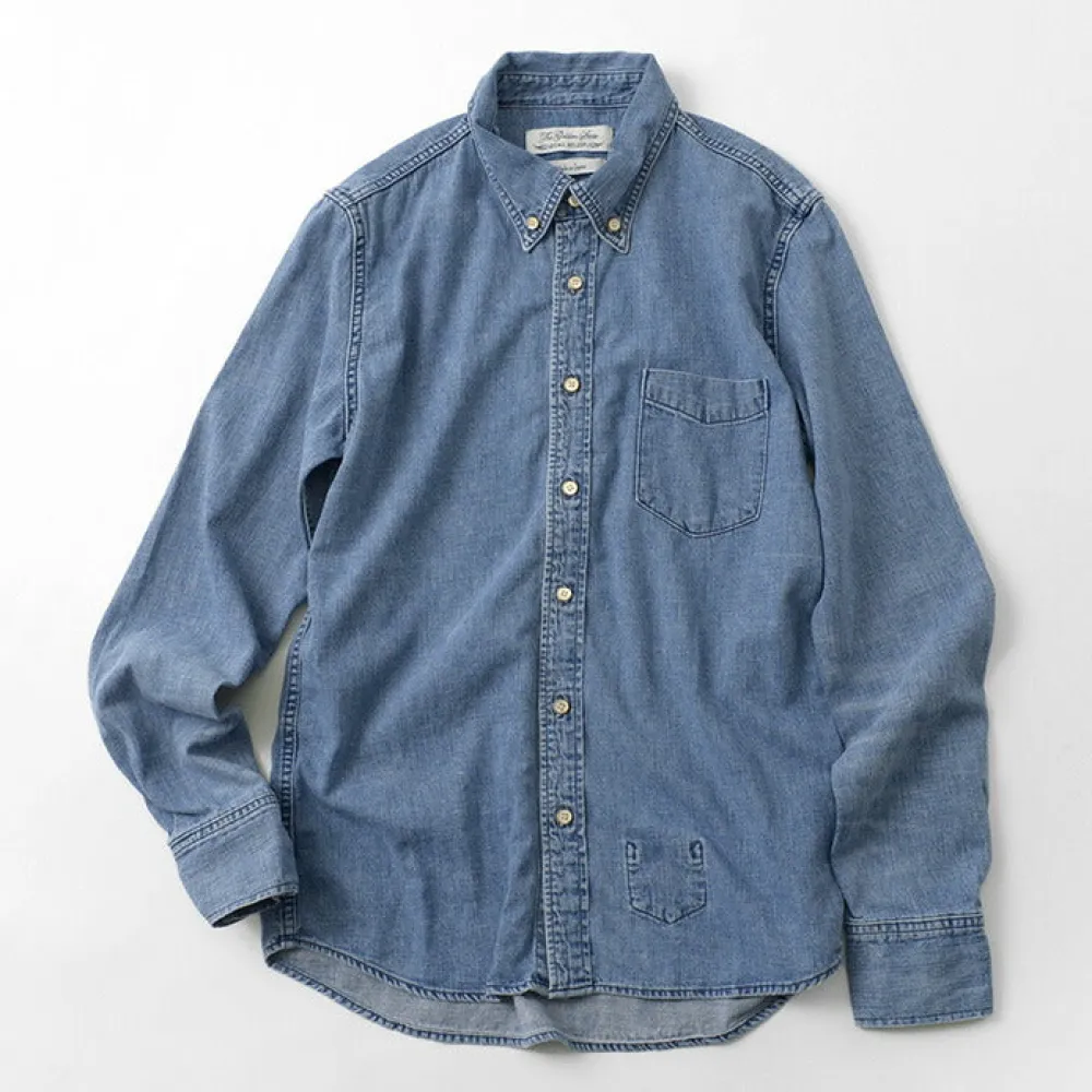 REMI RELIEF Shirts^/ Denim Button Down Shirt