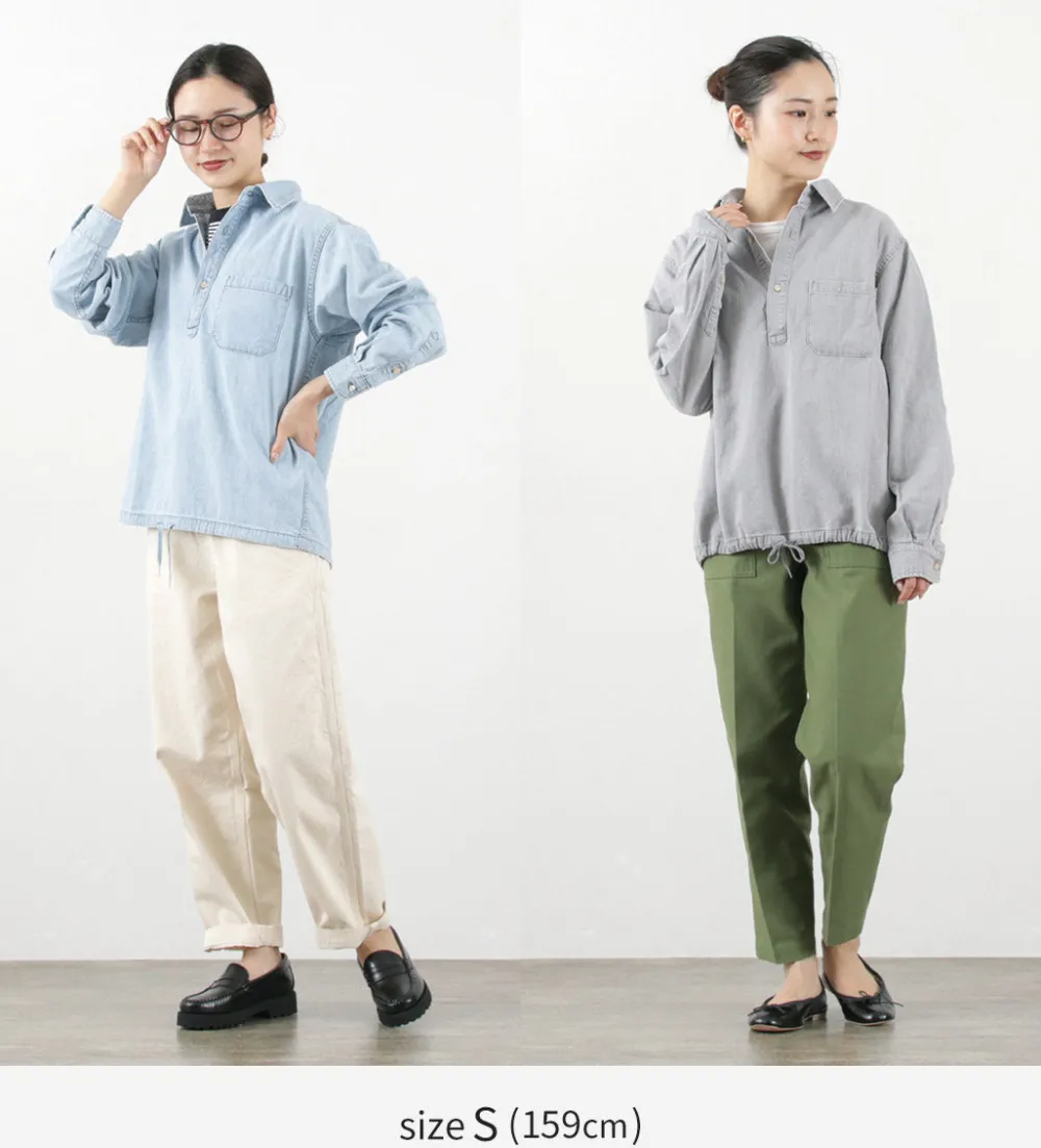 REMI RELIEF Shirts^/ Denim Pullover Shirt