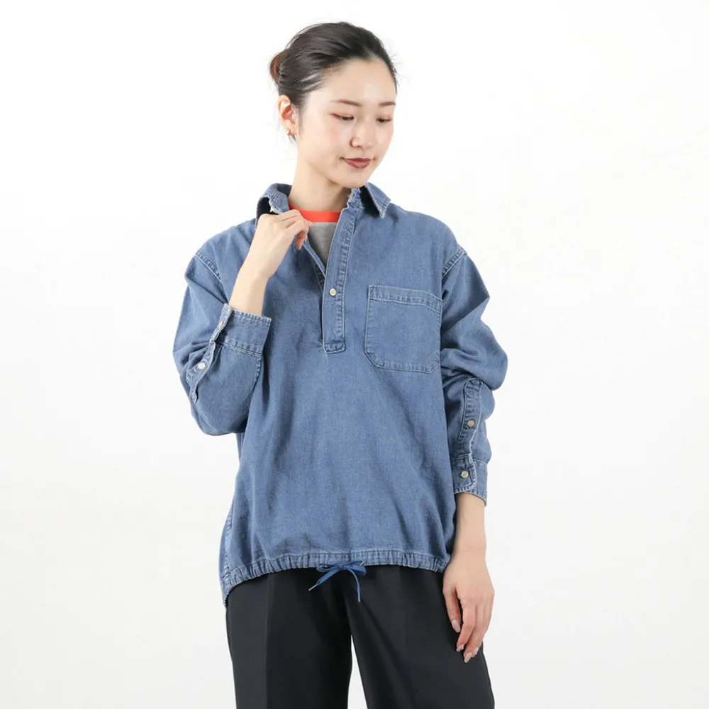 REMI RELIEF Shirts^/ Denim Pullover Shirt