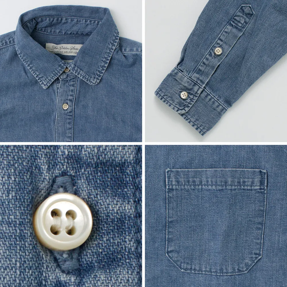 REMI RELIEF Shirts^/ Denim Pullover Shirt