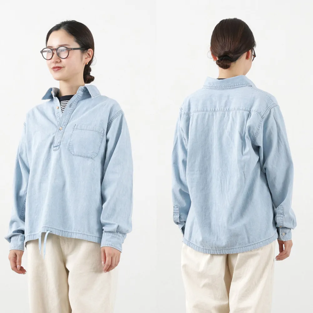 REMI RELIEF Shirts^/ Denim Pullover Shirt