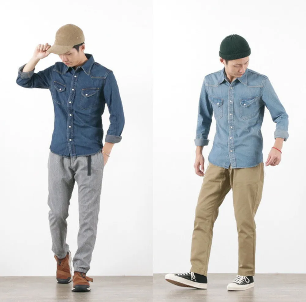 REMI RELIEF Shirts^/ Denim Western Shirt