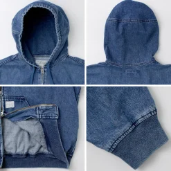 REMI RELIEF Jackets^/ Denim Zip Jacket