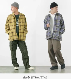 REMI RELIEF Shirts^/ Jazz Check Wide SHIRT CPO Shirt Jacket