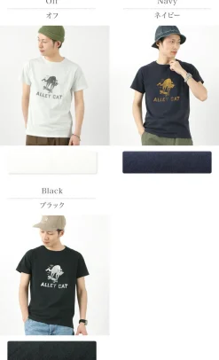 REMI RELIEF T-Shirts^/ LW processed T-shirt (ALLEY CAT)