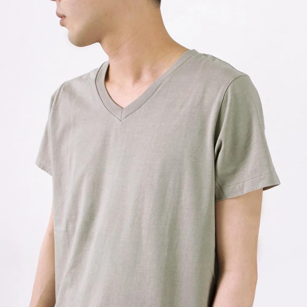 REMI RELIEF T-Shirts^/ LW processed V-neck T-shirt